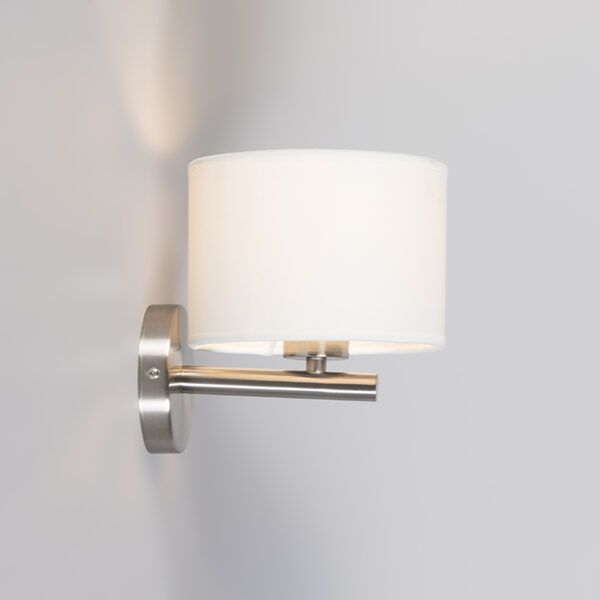 Moderne wandlamp wit rond - VT 1 - Afbeelding 2