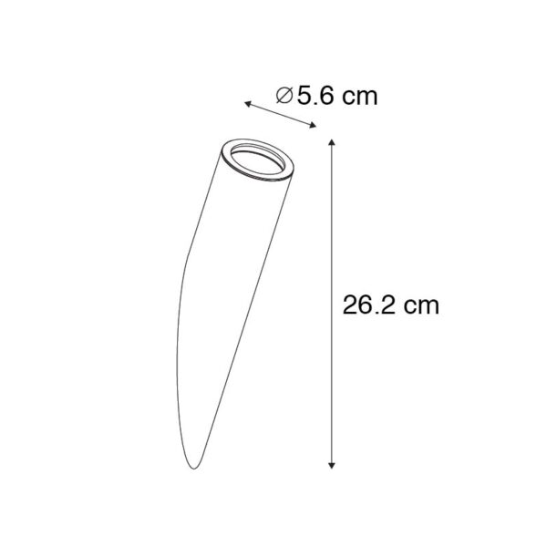 Moderne wandlamp wit - Slam - Afbeelding 3