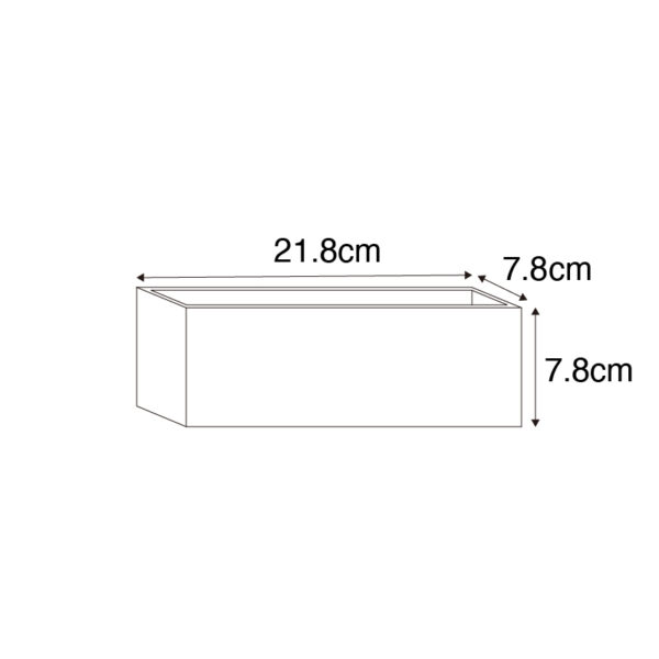 Moderne wandlamp wit - Tjada Novo - Afbeelding 3