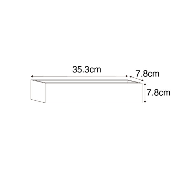 Moderne wandlamp wit 2-lichts - Tjada Novo - Afbeelding 2