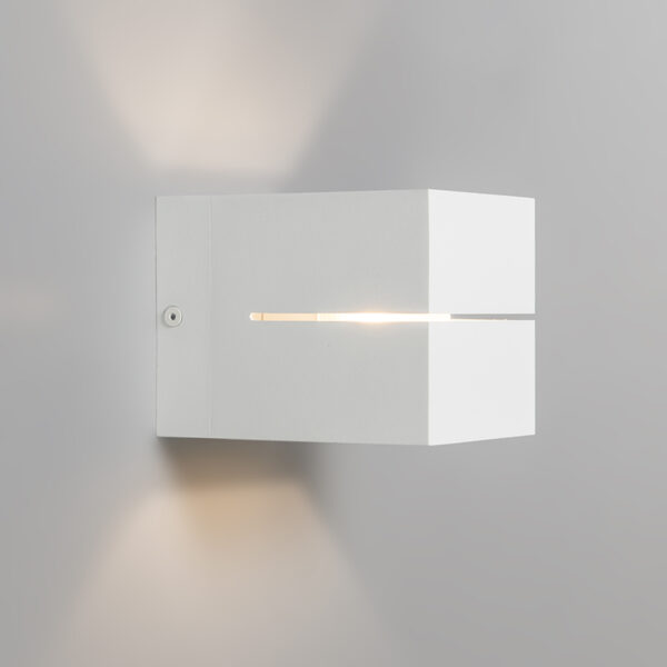Moderne wandlamp wit 2-lichts - Transfer - Afbeelding 3