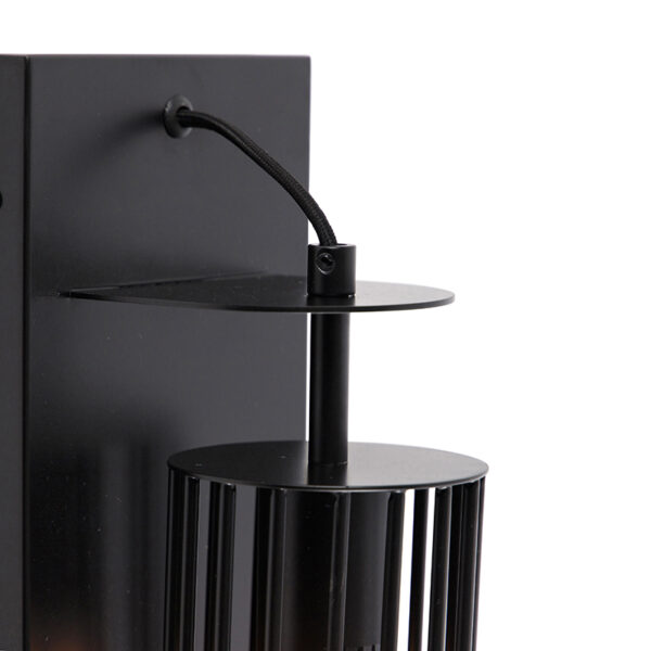 Moderne wandlamp zwart - Balenco Wazo - Afbeelding 2