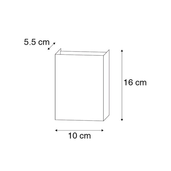 Moderne wandlamp zwart - Otan S - Afbeelding 2