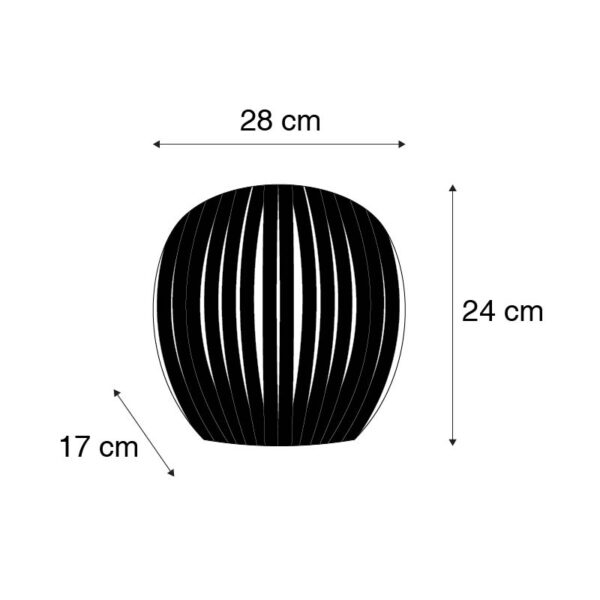 Moderne wandlamp zwart - Zoë - Afbeelding 3