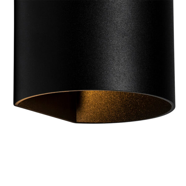 Moderne wandlamp zwart - Sabbio - Afbeelding 2