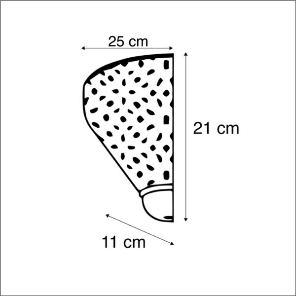 Oosterse wandlamp staal - Sinbad - Afbeelding 3