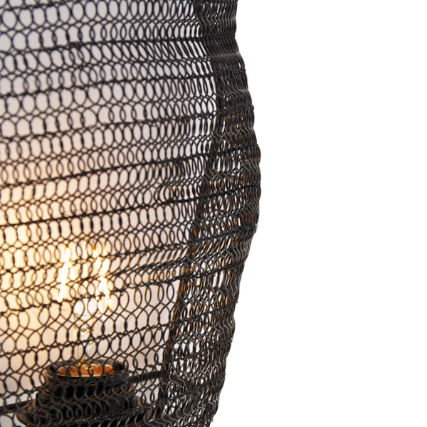 Oosterse wandlamp zwart 35 cm - Nidum - Afbeelding 2