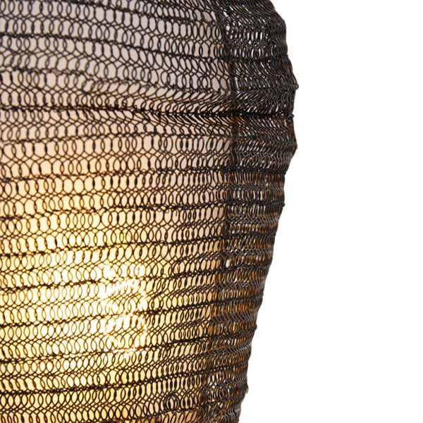 Oosterse wandlamp zwart 45 cm - Nidum - Afbeelding 2