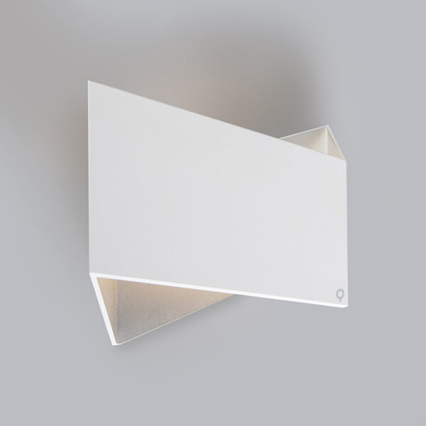 Set van 2 design wandlampen wit - Fold - Afbeelding 2