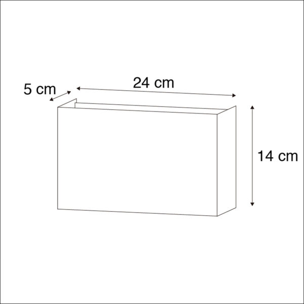Set van 2 moderne wandlampen zwart - Otan - Afbeelding 3