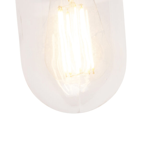 Smart landelijke wandlamp antraciet IP44 incl. wifi E27 - Kansas - Afbeelding 2