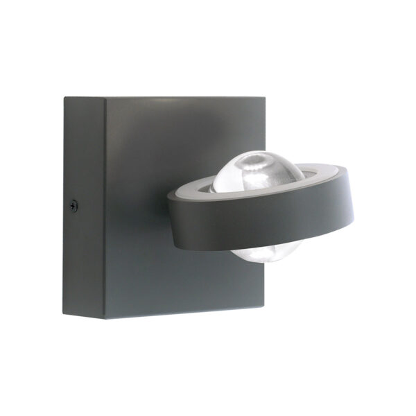 Smart wandlamp donkergrijs met afstandsbediening - Marko - Afbeelding 2