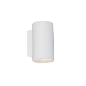 wandlampen Smart wandlamp rond wit incl. wifi GU10 Sandy Staal Wit Hele stijlvolle in een tijdloos Wandlamp biedt mooie moderne verschijning om jarenlang van te