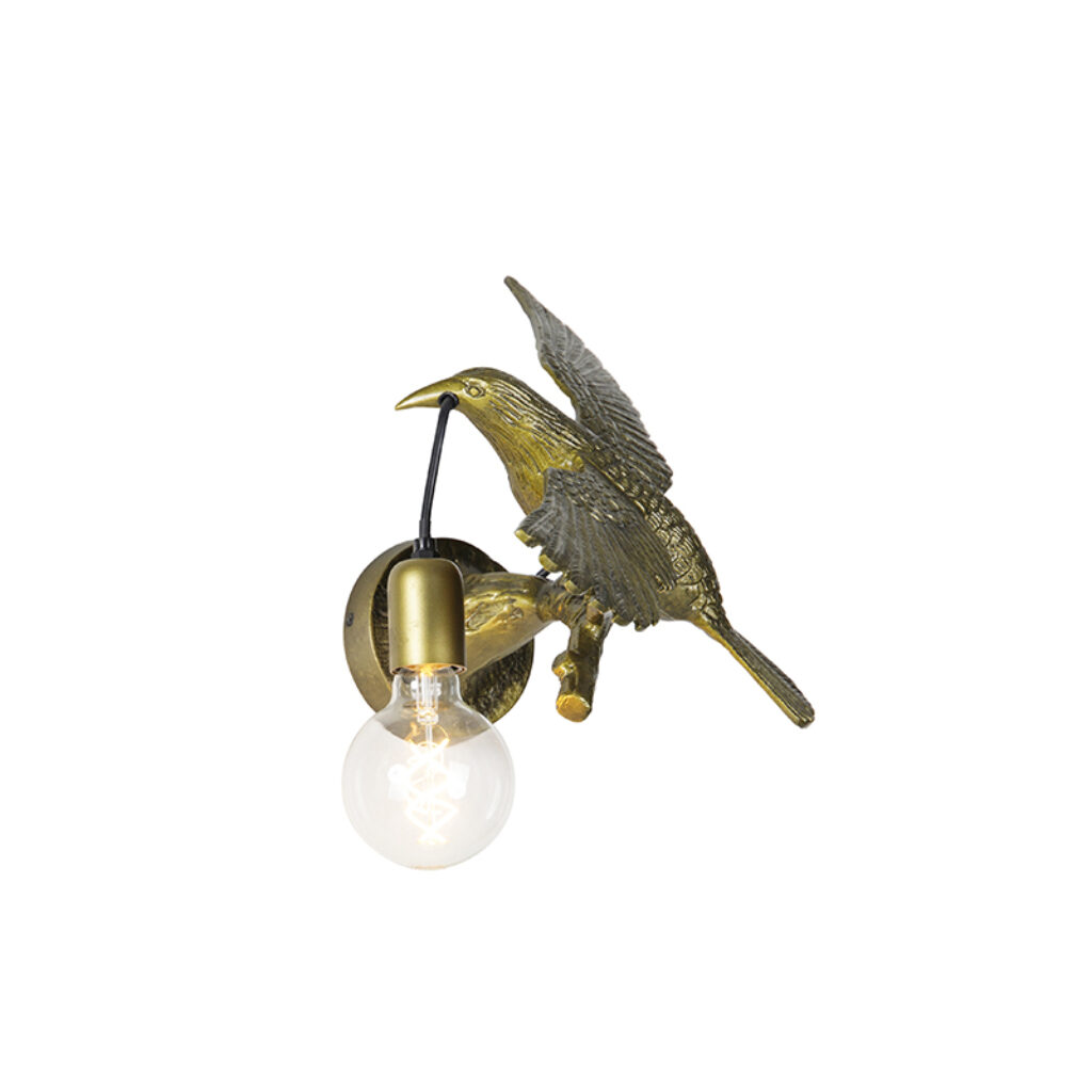 wandlampen Vintage wandlamp messing Animal Fugl Aluminium De lamp trekt onmiddellijk alle aandacht naar zich toe wanneer hij een plekje krijgt bij jou thuis.