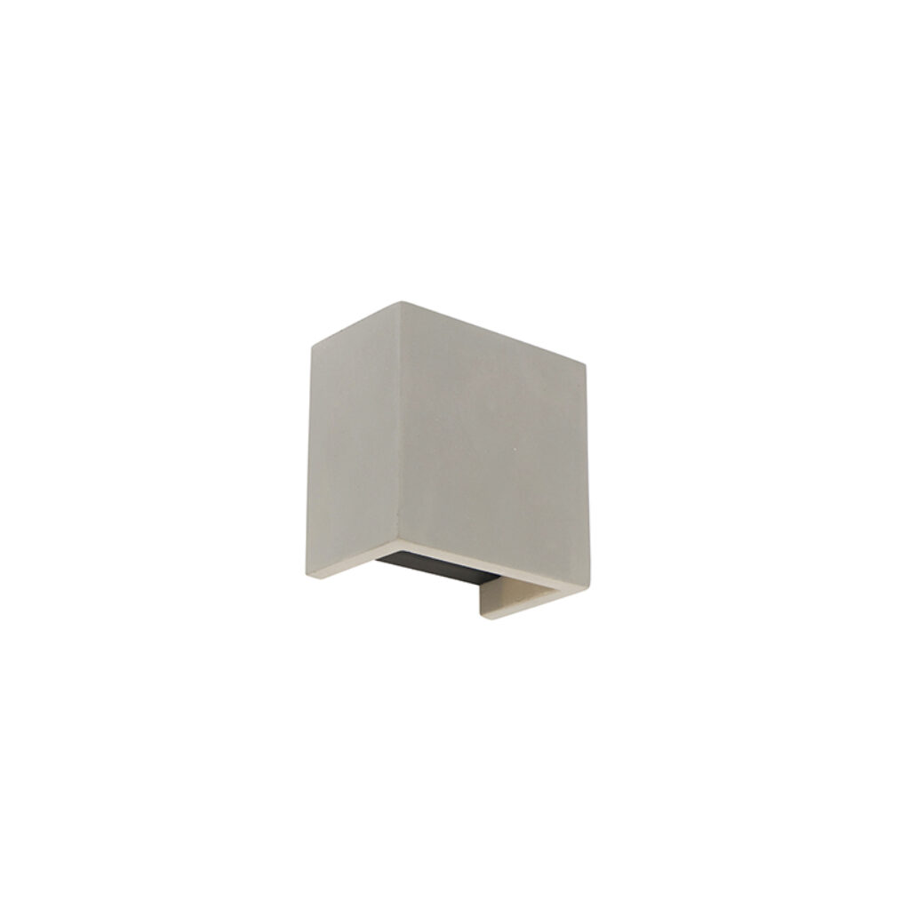 wandlampen wandlamp beton Meave Steen Beton Grijs Deze is gemaakt van beton. Door dit materiaalgebruik krijgt de een strak en natuurlijk uiterlijk. Het armatuur