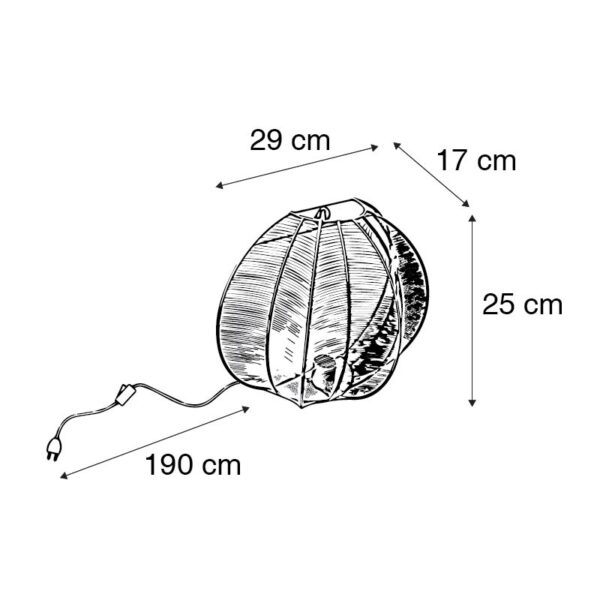 Industriële wandlamp brons met zwart - Dong - Afbeelding 3