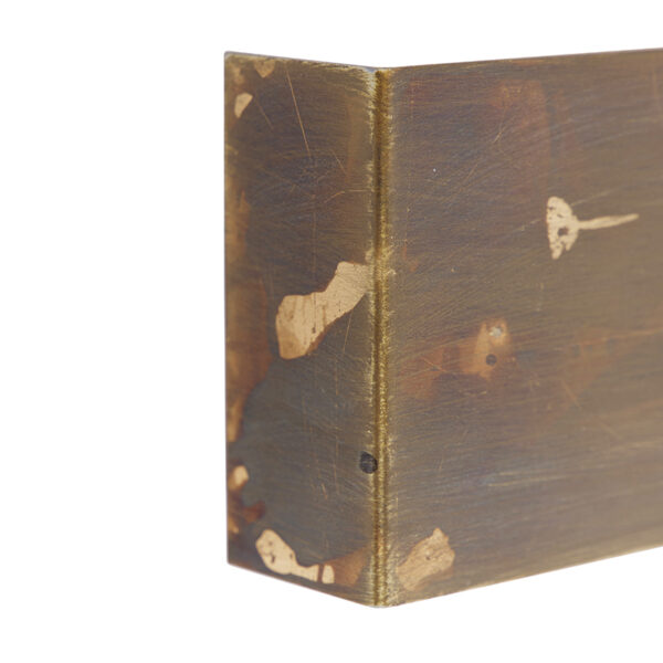 Industriële wandlamp goud 2-lichts - Justin - Afbeelding 2