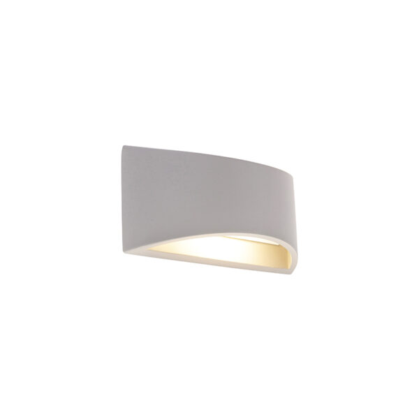 wandlampen wandlamp grijs beton Creil Steen Beton Grijs Deze is gemaakt van beton. Door dit materiaalgebruik krijgt de een strak en natuurlijk uiterlijk. De