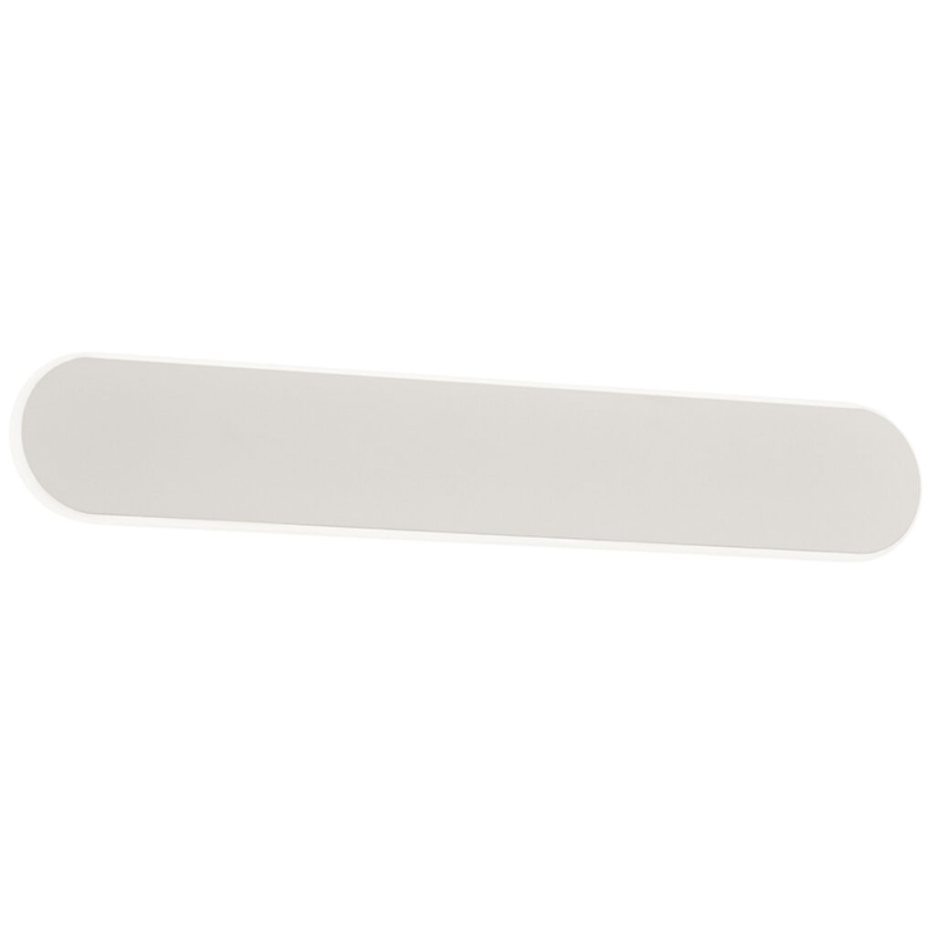 wandlampen Wandlamp wit 50 cm incl. LED dimbaar Bram KunststofStaal Wit Een hele fijne wandlamp voor in past zich eenvoudig aan jouw interieur. Deze is gemaakt