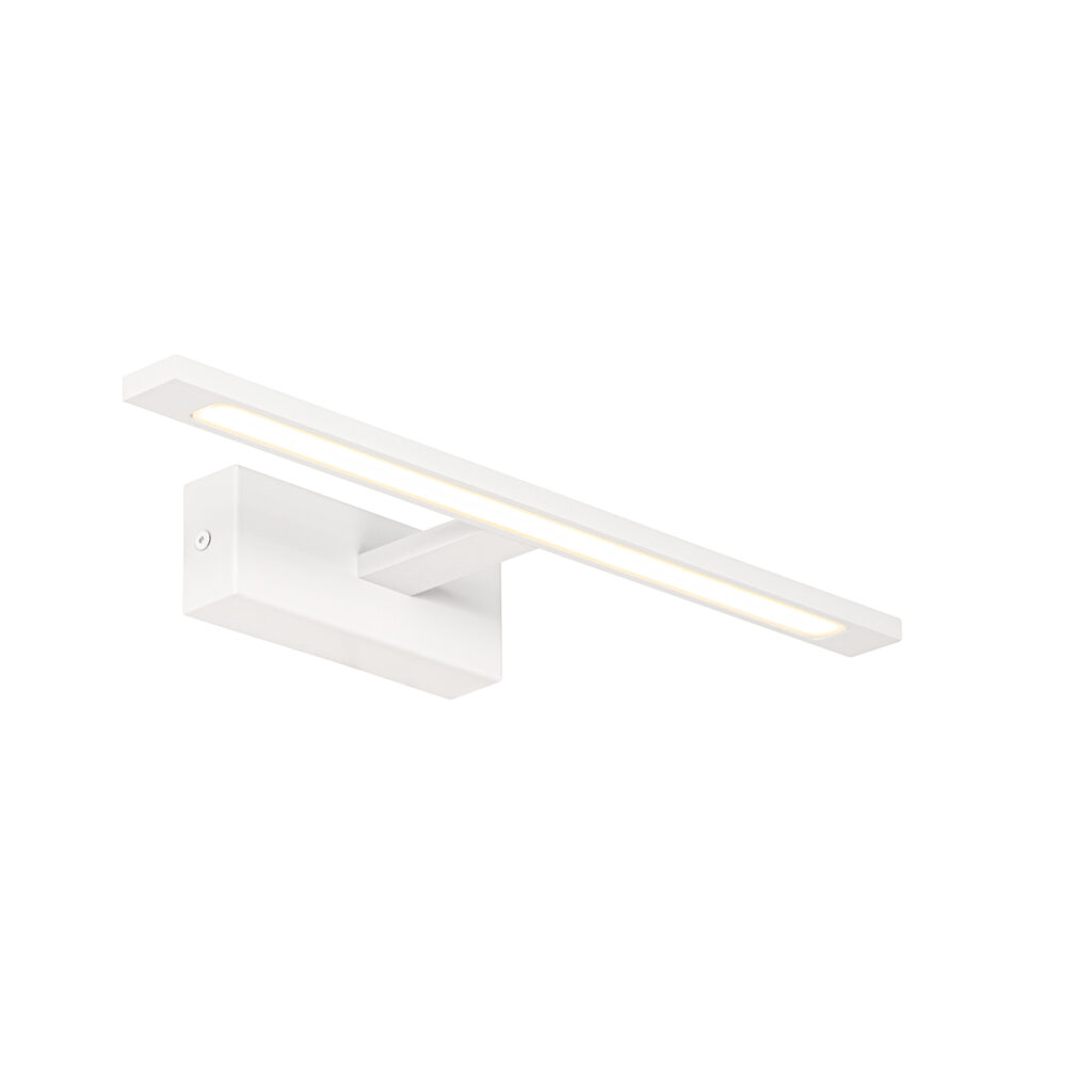 wandlampen Wandlamp wit 415 cm incl. LED IP44 Jerre Staal Wit