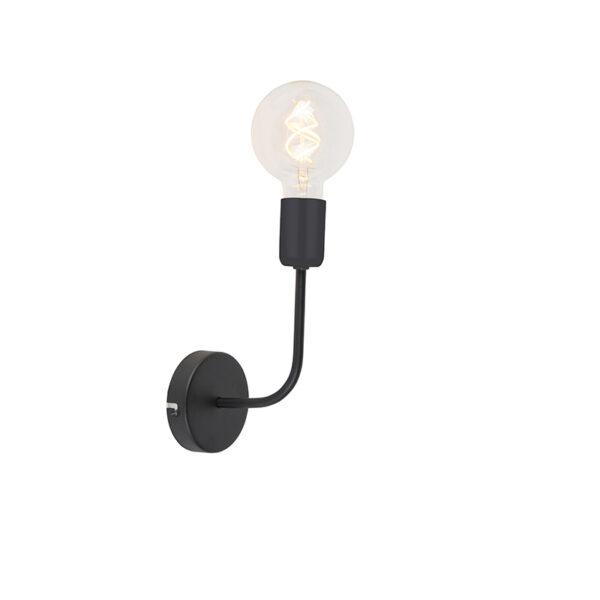 wandlampen wandlamp zwart Facile Metaal Zwart De perfecte keuze voor iedere liefhebber van minimalistische en Kies de onmiskenbare charme die met zich mee