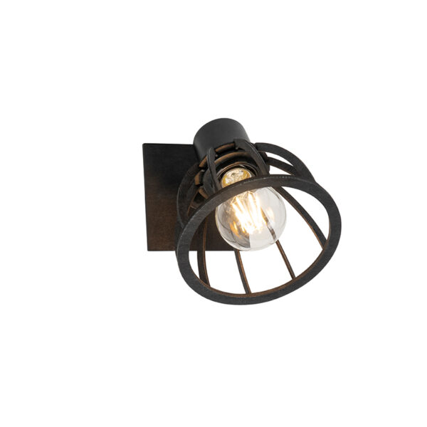 Industriële wandlamp zwart - Fotu - Afbeelding 2