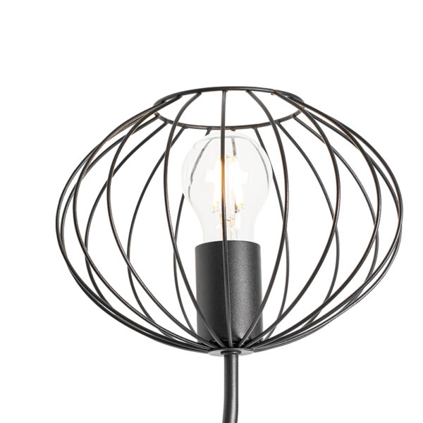 Industriële wandlamp zwart - Margarita - Afbeelding 2