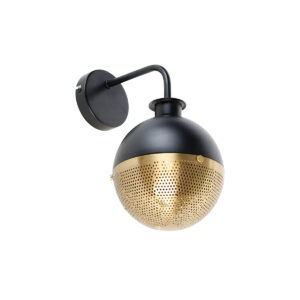 wandlampen wandlamp zwart met messing Haicha Staal Wat een gave is Hij zorgt voor warm gevoel in jouw interieur. Deze past perfect industrieel of modern gemaakt