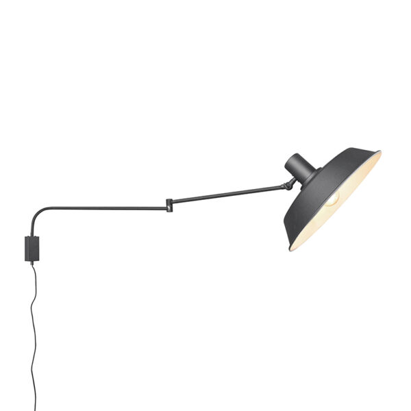 wandlampen Wandlamp zwart verstelbaar met schakelaar Danielle Staal Zwart is een hele fijne wandlamp verstelbare arm. Zijn moderne design zorgt ervoor dat ze