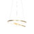 Art Deco hanglamp goud incl. LED – Rowan