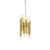 Art deco hanglamp goud 12-lichts – Tubi