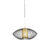 Design hanglamp goud met zwart 50 cm – Dobrado
