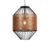 Design hanglamp koper met zwart 40 cm – Mariska