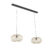 Design hanglamp messing 2-lichts – Johanna