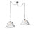 Design hanglamp 2-lichts met spiraal kap 50 cm – Scroll