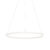 Design hanglamp wit 80 cm incl. LED 3-staps dimbaar – Anello