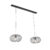 Design hanglamp zwart 2-lichts – Johanna