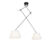 Hanglamp met plisse kappen crème 35 cm – Blitz II zwart