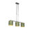 Hanglamp met velours kappen pauw met goud 20cm – Combi 3 Deluxe