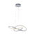 Hanglamp staal 57 cm 3-staps dimbaar incl. LED – Viola Due