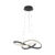 Hanglamp zwart 57 cm 3-staps dimbaar incl. LED – Viola Due