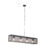 Industriële hanglamp zwart met gaas 4-lichts – Cage