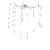 Moderne hanglamp goud 9-lichts – Cavalux