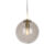 Moderne hanglamp messing met smoke glas 30 cm – Ball