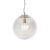 Moderne hanglamp messing met smoke glas 40 cm – Ball