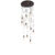 Moderne hanglamp zwart 60 cm 10-lichts – Facil
