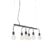 Moderne hanglamp zwart 6-lichts – Facile