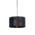 Moderne hanglamp zwart met kap zwart 35 cm – Combi