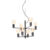 Moderne hanglamp zwart 8-lichts – Osprey