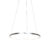 Moderne ring hanglamp zilver 60 cm incl. LED – Anella
